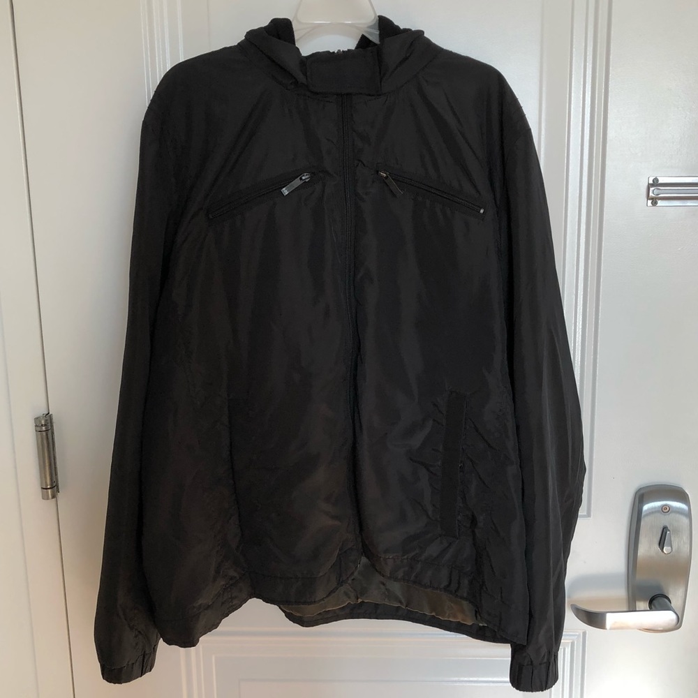 Kenneth Cole Reaction Men’s Jacket Fleece Hood - Picture 5 of 8